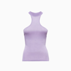 Alessandro Vigilante Technical-knit Racerback Tank Top In Lilac