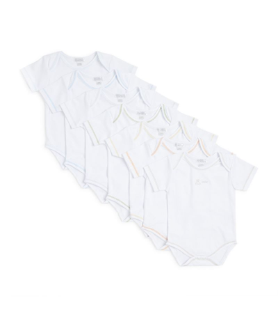 Kissy Kissy Babies' Set Of 7 Days Of The Week Bodysuits (3-9 Months) In White