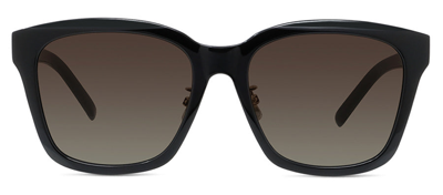 GIVENCHY DAY GV 40018F 01B OVERSIZED SQUARE SUNGLASSES