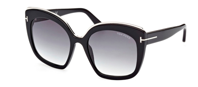 Tom Ford Chantalle W Ft0944 01b Oversized Square Sunglasses In Grey