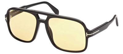 Tom Ford Falconer M Ft0884 01e Navigator Sunglasses In Yellow