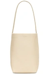 The Row Small North South Park Tote Bag In Ivory Pld