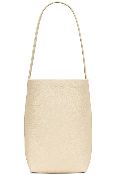 The Row Small North South Park Tote Bag In Ivory Pld