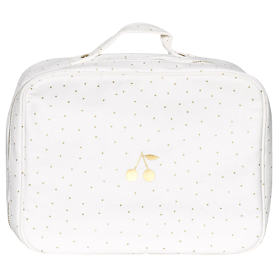 Bonpoint Kids' Cherry-print Cotton Bag In White