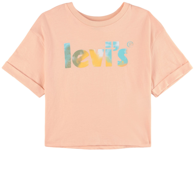Levi's Teen Logo-print Organic Cotton T-shirt In Orange