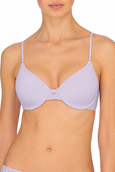 Natori Understated T-shirt Everyday Bra (38dd) Women's In Grape Ice