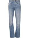 Ambush High-waisted Straight-leg Jeans In Blue