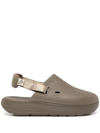 Suicoke Cappo Round Toe Slingback Sandals In Grey