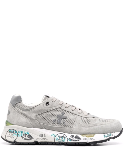 Premiata Mase Panelled Trainers In Grey