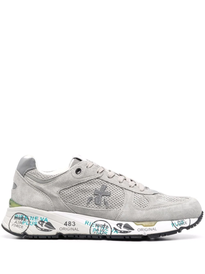 Premiata Mase Panelled Sneakers In Grey