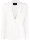 Seventy Textured Single-breasted Blazer In White