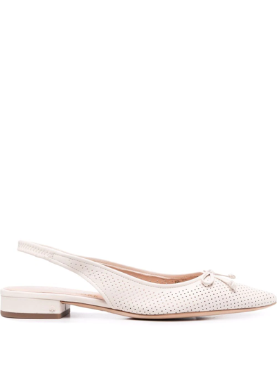 KATE SPADE BOW-DETAIL BALLERINA SHOES