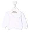 La Stupenderia Button-up Knitted Cardigan In White