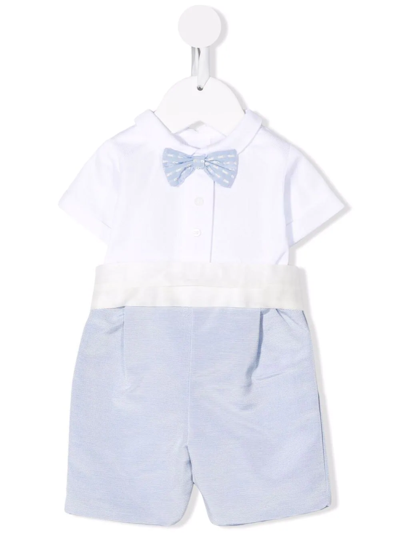 La Stupenderia Babies' Tailored Shirt Set In Blue