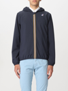 K-way Reversible Stripe-detail Jacket In Navy
