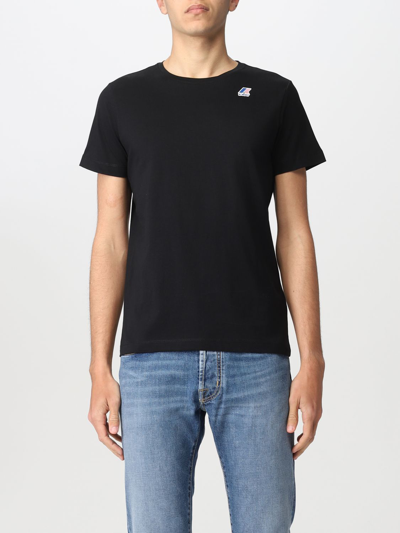 K-WAY T-SHIRT K-WAY MEN COLOR BLACK,357994002