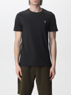 Polo Ralph Lauren Cotton T-shirt With Logo In Black