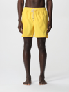 Polo Ralph Lauren Boxer Swimsuit With Logo In Yellow