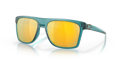 Oakley Leffingwell Oo9100-06 Wayfarer Polarized Sunglasses In Matte Artic Surf