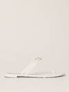 Patrizia Pepe Bee-plaque Sandals In White