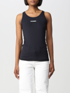 Jil Sander Logo-print Performance Tank Top In Black