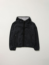 Woolrich Hooded Zip-up Bomber Jacket In Navy