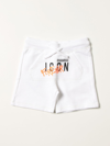 Dsquared2 Junior Kids' Jogging Shorts With Icon Logo In White