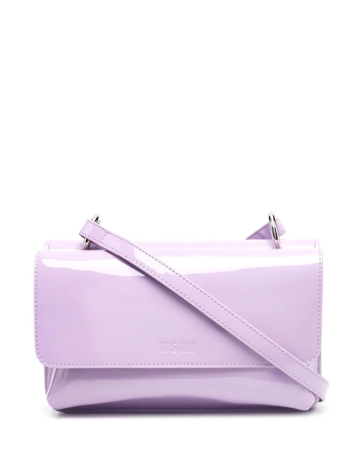 Msgm Twin Double Tote Bag In Violett