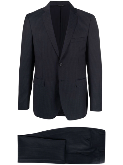 Tonello Single-breasted Tailored Suit In Blue