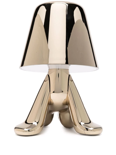 Qeeboo Ron Character-shape Lamp In Gold