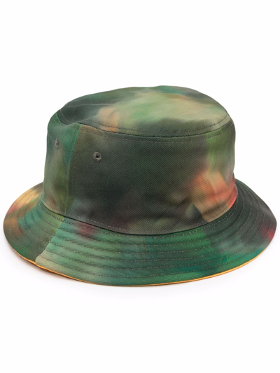 Vans X Dobale Forever Sunny-print Bucket Hat In Green