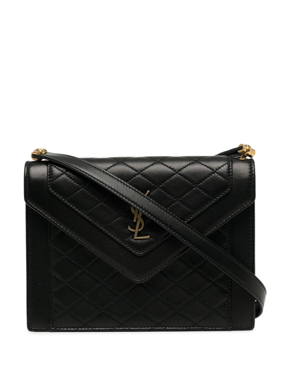 Saint Laurent Gaby Shoulder Bag In Black