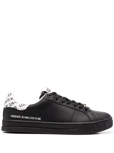 Versace Jeans Couture Court 88 Low-top Sneakers In Black
