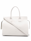 Marsèll Medium Leather Tote Bag In Nude