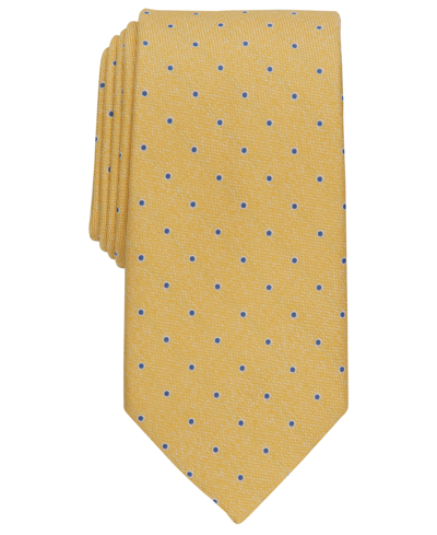 Club Room Men's Classic Dot Tie, Created For Macy's In Yellow