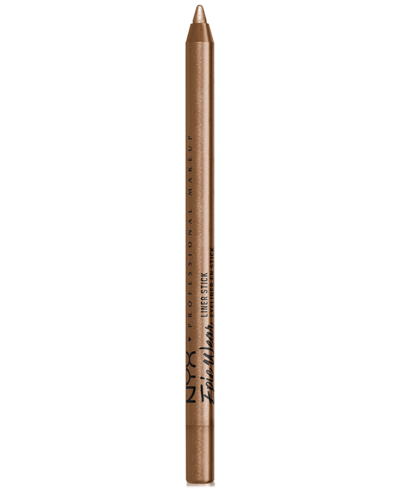 Nyx Professional Makeup Epic Wear Liner Stick Long Lasting Eyeliner Pencil In Gilded Taupe (taupe)