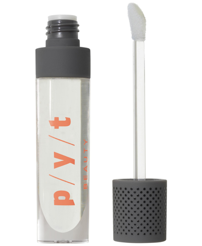 Pyt Beauty P/y/t Beauty Full Filled Plumping Lip Gloss In Skinny Dip - Clear