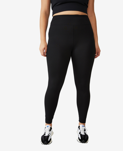 Cotton On Trendy Plus Size Active Ultimate Booty Full Length Tight Pants In Black