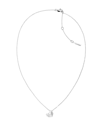 Calvin Klein Women's Stainless Steel Necklace In Silver-tone