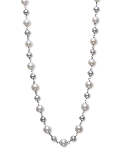 Belle De Mer Gray White Cultured Freshwater Pearl (5-6mm