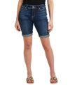 Silver Jeans Co. Suki Mid Rise Denim Bermuda Shorts In Indigo