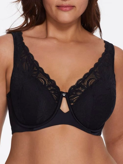 Bare Necessities Bette Lace Contour Bra In Noir