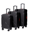 AMERICAN GREEN TRAVEL VAILOR HARDSIDE EXPANDABLE DOUBLE SPINNER LUGGAGE, SET OF 3