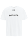 VTMNTS SHE/HER PRINT T-SHIRT