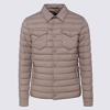 HERNO BEIGE PADDED CASUAL JACKET