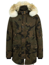 Supreme X Louis Vuitton Camo Denim Parka In Green