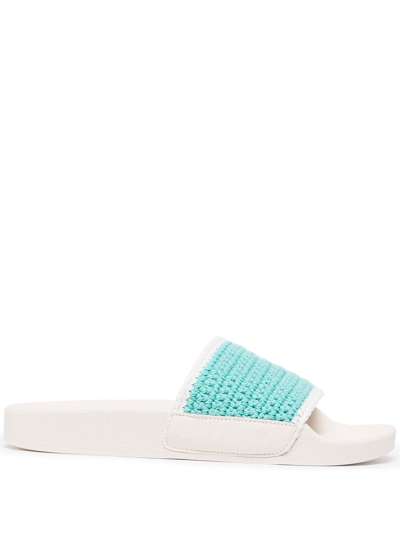 Senso Esme Knit-strap Sandals In Blue