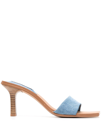 Senso Margot Denim-strap Sandals In Blue