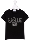 GAELLE PARIS LOGO印花棉T恤