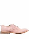 Moma Lace-up Suede Shoes In Pink